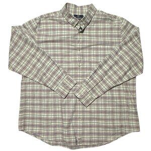 Vineyard Vines Shirt Mens 2XL XXL Plaid Slim Fit Murray Long Sleeve Stretch